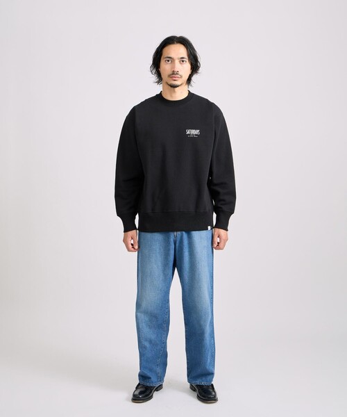 BEDWIN & THE HEARTBREAKERS（ベドウィン アンド ザ ハートブレイカーズ）の「BEDWIN & THE HEARTBREAKERS x Saturdays NYC Ex.PRINTED SWEAT "CHELSEA"（スウェット・メンズ・グレー/グリーン・XL/S/M）」の18枚目の写真