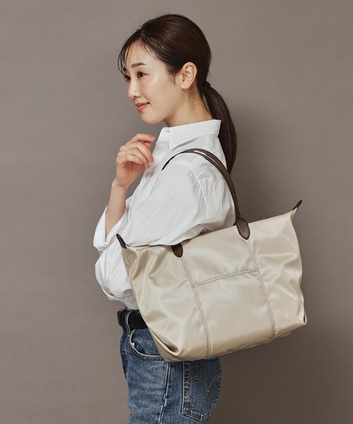 HIROFU(ヒロフ)の「【セーニョ】トートバッグ ナイロン L A4サイズ ビジネスバッグ(商品番号:P25-39642)(トートバッグ・レディース・グレー系その他5/ベージュ系その他5/ライトグリーン系/ブラック/ブルーグリーン・03)」の6枚目の写真