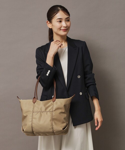 HIROFU(ヒロフ)の「【セーニョ】トートバッグ ナイロン L A4サイズ ビジネスバッグ(商品番号:P25-39642)(トートバッグ・レディース・グレー系その他5/ベージュ系その他5/ライトグリーン系/ブラック/ブルーグリーン/こしょう色系5/オリーブ系3・03)」の13枚目の写真