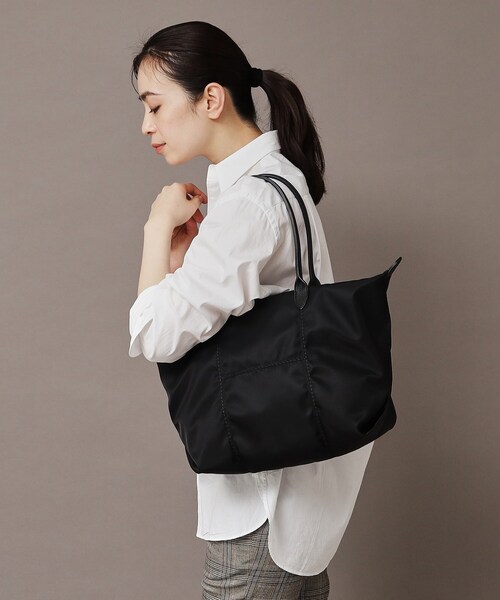 HIROFU(ヒロフ)の「【セーニョ】トートバッグ ナイロン L A4サイズ ビジネスバッグ(商品番号:P25-39642)(トートバッグ・レディース・グレー系その他5/ベージュ系その他5/ライトグリーン系/ブラック/ブルーグリーン/こしょう色系5/オリーブ系3・03)」の19枚目の写真