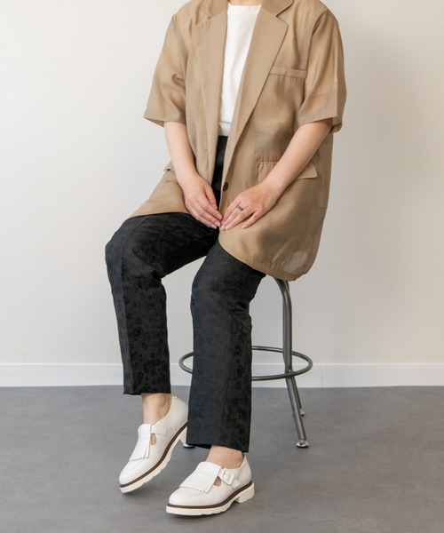 Luca Grossi(ルーカグロッシ)の「【Luca Grossi】ラウンドトウキルトモカシューズ(L61609)(ローファー・レディース・ホワイト・37/38/36)」の3枚目の写真