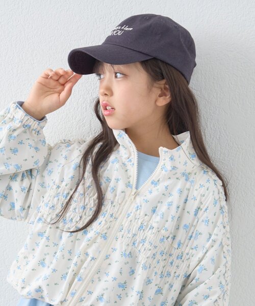 CIAOPANIC TYPY(チャオパニックティピー)の「【KIDS】《ユニセックス》日焼け対策ストライプスカーフ付きロゴ刺繍CAP(キャップ・キッズ・チャコールグレー/ブラウン/ベージュ・ONE SIZE)」の16枚目の写真