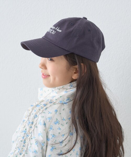 CIAOPANIC TYPY(チャオパニックティピー)の「【KIDS】《ユニセックス》日焼け対策ストライプスカーフ付きロゴ刺繍CAP(キャップ・キッズ・チャコールグレー/ブラウン/ベージュ・ONE SIZE)」の18枚目の写真