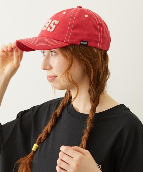 MILKFED.(ミルクフェド)の「1995 PATCH CAP(キャップ・レディース・ブラック/ネイビー/レッド・ONE SIZE)」の14枚目の写真