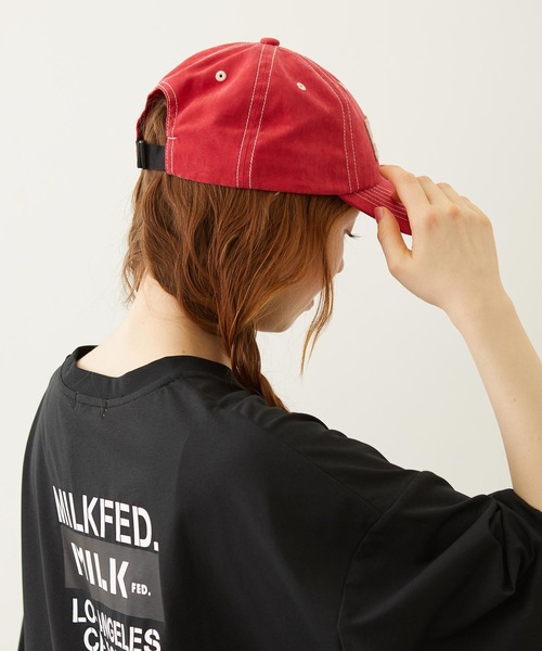 MILKFED.(ミルクフェド)の「1995 PATCH CAP(キャップ・レディース・ブラック/ネイビー/レッド・ONE SIZE)」の16枚目の写真