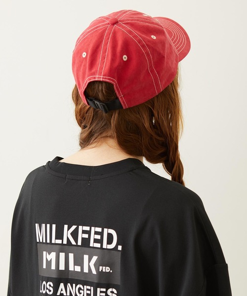MILKFED.(ミルクフェド)の「1995 PATCH CAP(キャップ・レディース・ブラック/ネイビー/レッド・ONE SIZE)」の17枚目の写真