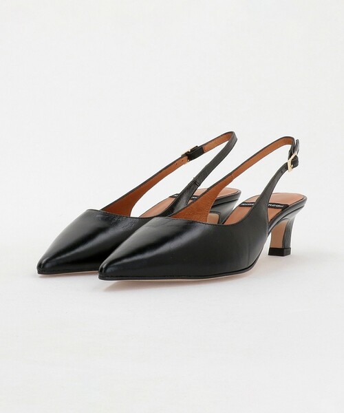 ANGEL ALARCON(アンヘルアラルコン)の「<ANGEL ALARCON>スリングバック パンプス(パンプス・レディース・ブラック・36/38/37)」の2枚目の写真