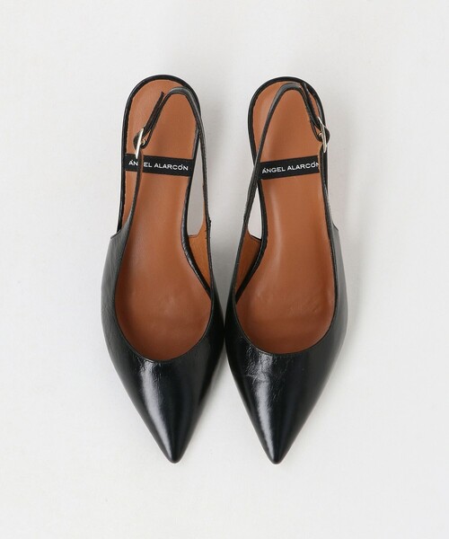 ANGEL ALARCON(アンヘルアラルコン)の「<ANGEL ALARCON>スリングバック パンプス(パンプス・レディース・ブラック・36/38/37)」の3枚目の写真