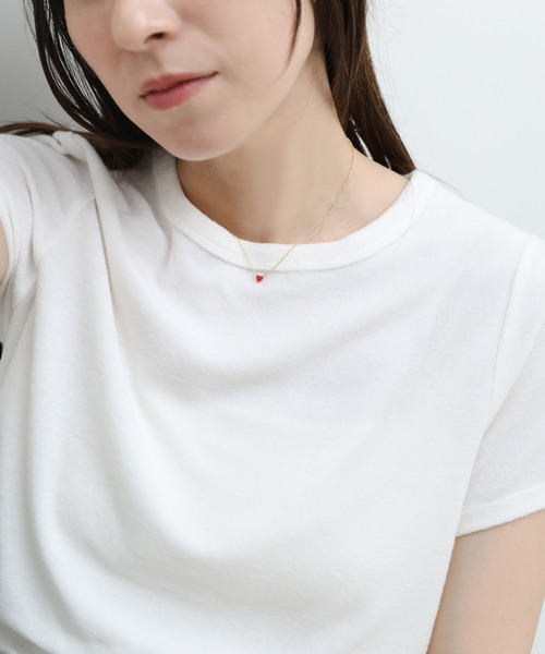 select MOCA（セレクトモカ）の「ペティットハートモチーフネックレス（ネックレス・レディース・レッド/ブルー/ホワイト/ブラック・FREE）」の15枚目の写真