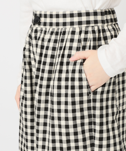 JOURNAL STANDARD relume（ジャーナルスタンダード　レリューム）の「《WEB限定追加》コットンツイルギャザーワイドパンツ（その他パンツ・レディース・ブラック・36/38）」の15枚目の写真