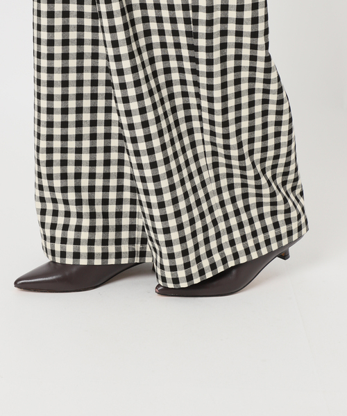 JOURNAL STANDARD relume（ジャーナルスタンダード　レリューム）の「《WEB限定追加》コットンツイルギャザーワイドパンツ（その他パンツ・レディース・ブラック・36/38）」の16枚目の写真