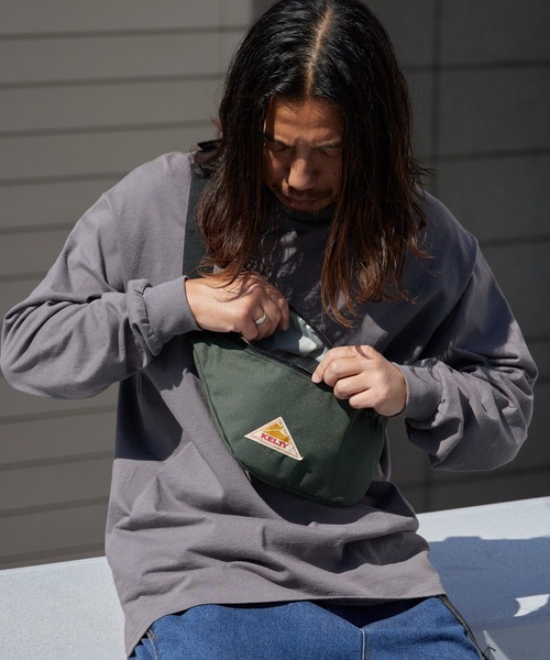 KELTY（ケルティ）の「KELTY/ケルティ ES SLIM FANNY お出かけ 公園 カラーバリエーション豊富 2026年春夏（ボディバッグ/ウエストポーチ・メンズ・スカイブルー/ブラック/ベージュ/ネイビー/オリーブ/セージグリーン/タン/マスタード/ホワイト系その他/ブラック系その他/ブラウン系その他/レオパード/アニマル・FREE）」の7枚目の写真