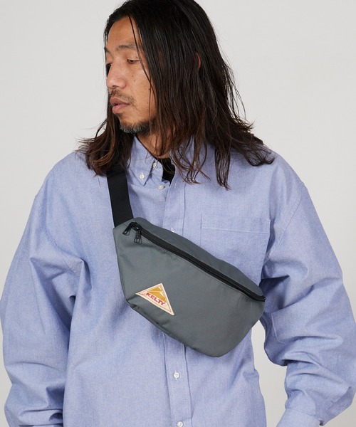 KELTY（ケルティ）の「KELTY/ケルティ ES SLIM FANNY お出かけ 公園 カラーバリエーション豊富 2026年春夏（ボディバッグ/ウエストポーチ・メンズ・スカイブルー/ブラック/ベージュ/ネイビー/オリーブ/セージグリーン/タン/マスタード/ホワイト系その他/ブラック系その他/ブラウン系その他/レオパード/アニマル・FREE）」の8枚目の写真