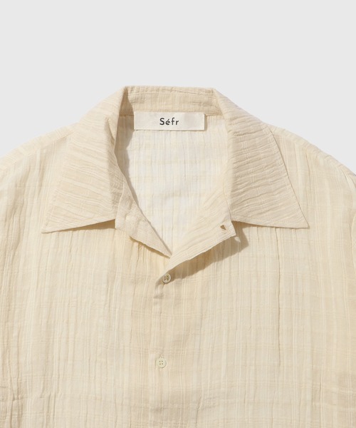 Sefr（セファ）の「【Sefr/セファ】IGNACIO SHIRT（シャツ/ブラウス・メンズ・ホワイト・M）」の11枚目の写真