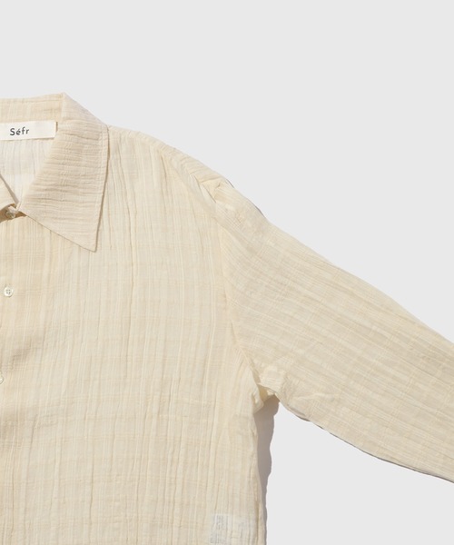 Sefr（セファ）の「【Sefr/セファ】IGNACIO SHIRT（シャツ/ブラウス・メンズ・ホワイト・M）」の10枚目の写真
