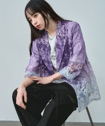 HARE（ハレ）の「グラデシアージャガードジャケット(HARE)（テーラードジャケット）」