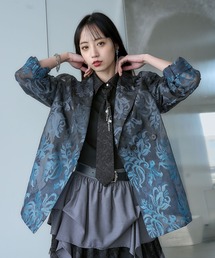 HARE（ハレ）の「グラデシアージャガードジャケット(HARE)（テーラードジャケット）」