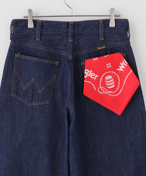 B.C STOCK(ベーセーストック)の「【WEB+一部店舗限定】Wrangler / ラングラー BARREL(デニムパンツ・レディース・ホワイト/ネイビー・MEDIUM/SMALL)」の13枚目の写真