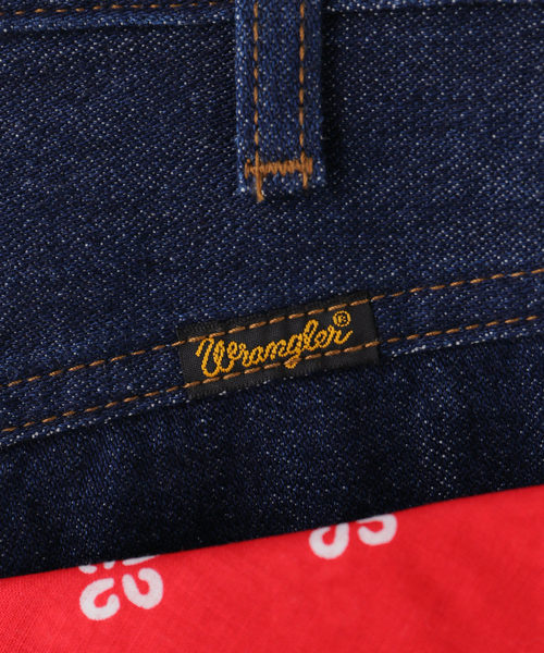 B.C STOCK(ベーセーストック)の「【WEB+一部店舗限定】Wrangler / ラングラー BARREL(デニムパンツ・レディース・ホワイト/ネイビー・MEDIUM/SMALL)」の12枚目の写真