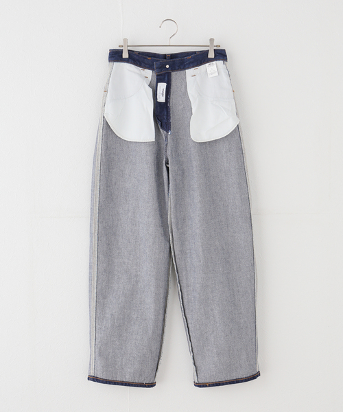 B.C STOCK(ベーセーストック)の「【WEB+一部店舗限定】Wrangler / ラングラー BARREL(デニムパンツ・レディース・ホワイト/ネイビー・MEDIUM/SMALL)」の6枚目の写真