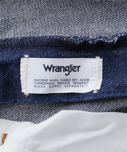 B.C STOCK(ベーセーストック)の「【WEB+一部店舗限定】Wrangler / ラングラー BARREL(デニムパンツ・レディース・ホワイト/ネイビー・MEDIUM/SMALL)」の4枚目の写真
