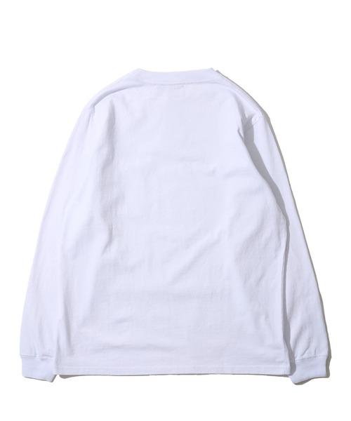 Goodwear(グッドウェア)の「【Goodwear/グッドウェア】7.6オンス USAコットン 無地 ポケット付きロングスリーブクルーネックTシャツ(Tシャツ/カットソー・メンズ・チャコールグレー/ブラック/ホワイト/ライトカーキ・X-LARGE/MEDIUM/LARGE)」の6枚目の写真
