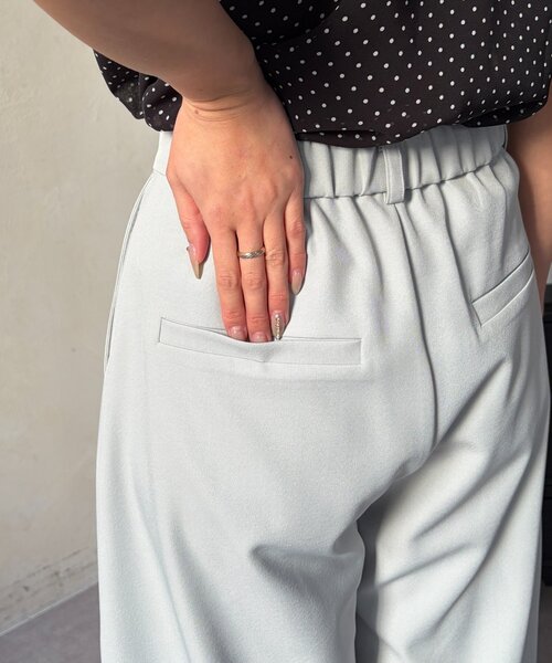 Chez toi(シェトワ)の「カーブパンツ(その他パンツ・レディース・ネイビー/ブルー系その他/ベージュ・FREE)」の9枚目の写真