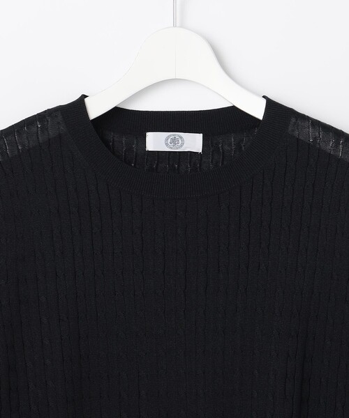 J.PRESS(ジェイプレス)の「【アンサンブル着用可】Vis/Peスパーク クルーネック プルオーバー(ニット/セーター・レディース・オレンジ系/ピーコックグリーン系/ネイビー系/ホワイト系・LARGE/MEDIUM)」の19枚目の写真