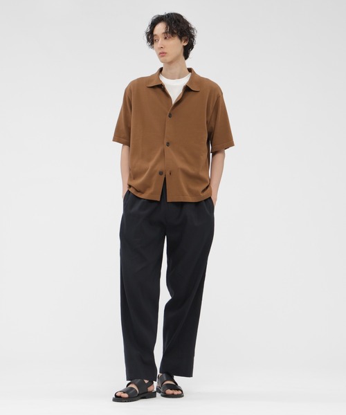 MARGARET HOWELL（マーガレットハウエル）の「LINEN WOOL SILK PLAINWEAVE（その他パンツ・メンズ・ネイビー・SMALL/MEDIUM/LARGE）」の2枚目の写真
