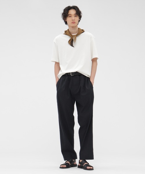 MARGARET HOWELL（マーガレットハウエル）の「LINEN WOOL SILK PLAINWEAVE（その他パンツ・メンズ・ネイビー・SMALL/MEDIUM/LARGE）」の3枚目の写真