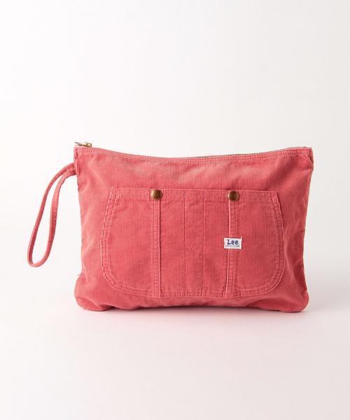 Another Edition(アナザーエディション)の「Lee クラッチバッグ/Lee CLUTCH BAG(クラッチバッグ・レディース・ホワイト/ライトグレー/ピンク・フリー)」の3枚目の写真