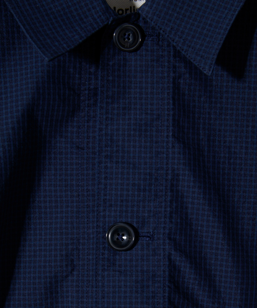 HORLISUN(ホーリーサン)の「Joshua Small Check Shirt Jacket Navy(シャツ/ブラウス・メンズ・その他・SMALL/MEDIUM/LARGE)」の8枚目の写真