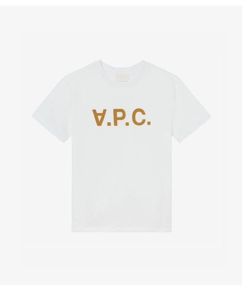 A.P.C.(アーペーセー)の「T-SHIRT GRAND VPC F(Tシャツ/カットソー・レディース・ホワイト系その他/インディゴブルー・M/L/S)」の1枚目の写真