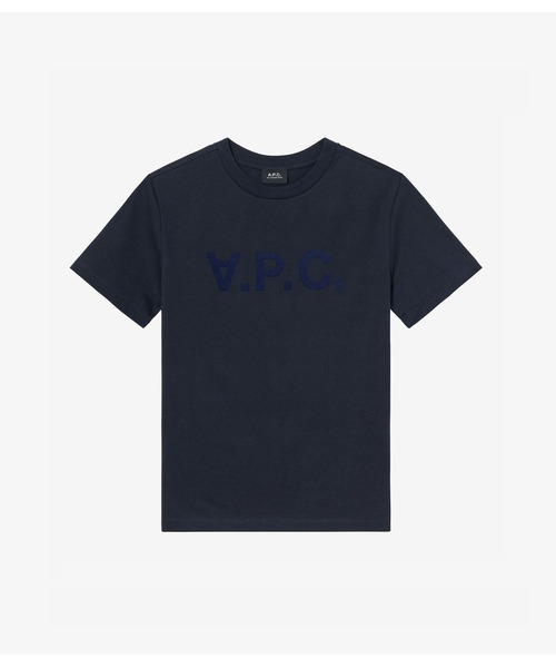 A.P.C.(アーペーセー)の「T-SHIRT GRAND VPC F(Tシャツ/カットソー・レディース・ホワイト系その他/インディゴブルー・M/L/S)」の2枚目の写真