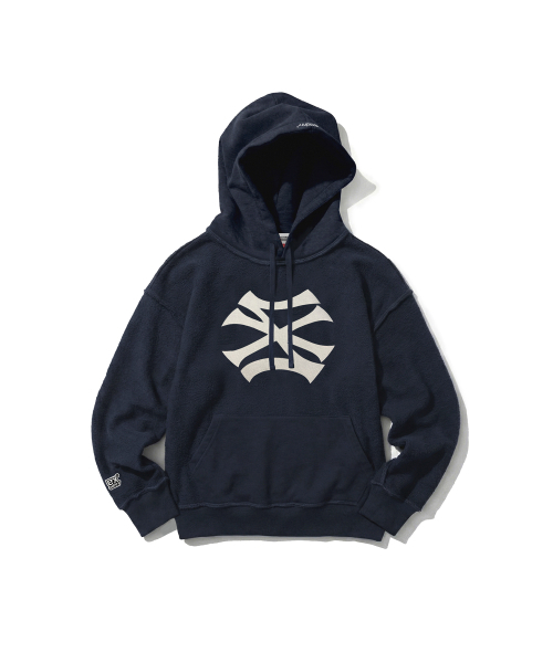 Reversible EX Logo Hoodie NAVY