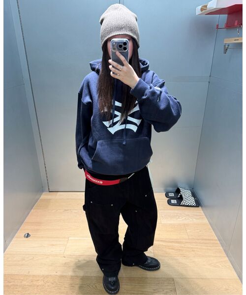 EXTRAORDINARY（エクストラオーディナリー）の「REVERSIBLE EX LOGO HOODIE NAVY（パーカー・メンズ・その他・MEDIUM/LARGE/X-LARGE）」の9枚目の写真