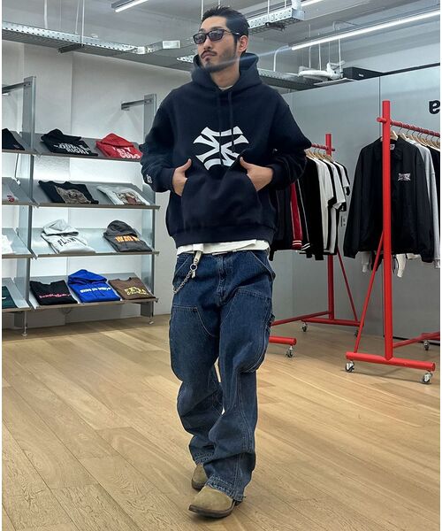 EXTRAORDINARY（エクストラオーディナリー）の「REVERSIBLE EX LOGO HOODIE NAVY（パーカー・メンズ・その他・MEDIUM/LARGE/X-LARGE）」の10枚目の写真