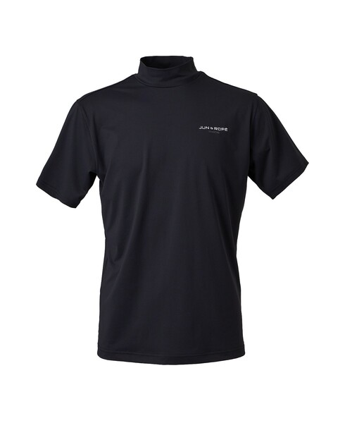 ジュンアンドロペ　モックネックシャツ　2枚セット　ＸＬ ESSENTIAL】半袖モックネックシャツ/UV・吸水速乾（Tシャツ/カットソー