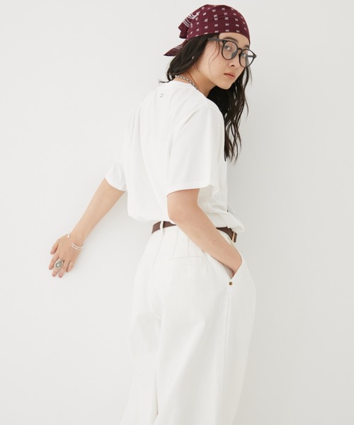 MIRROR STOKE(ミラーストーク)の「【ZOZO限定/追加】MS GRAPHIC TSHIRT/ミラーストークグラフィックティーシャツ(Tシャツ/カットソー・レディース・チャコールグレー/オフホワイト・MEDIUM)」の9枚目の写真