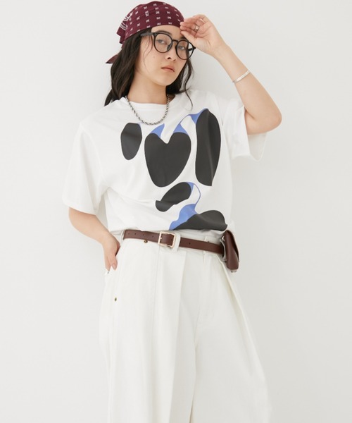 MIRROR STOKE(ミラーストーク)の「【ZOZO限定/追加】MS GRAPHIC TSHIRT/ミラーストークグラフィックティーシャツ(Tシャツ/カットソー・レディース・チャコールグレー/オフホワイト・MEDIUM)」の11枚目の写真