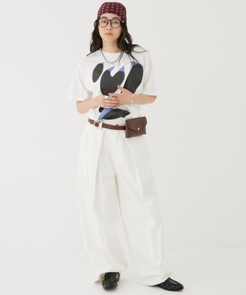 MIRROR STOKE(ミラーストーク)の「【ZOZO限定/追加】MS GRAPHIC TSHIRT/ミラーストークグラフィックティーシャツ(Tシャツ/カットソー・レディース・チャコールグレー/オフホワイト・MEDIUM)」の14枚目の写真