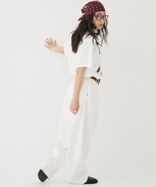 MIRROR STOKE(ミラーストーク)の「【ZOZO限定/追加】MS GRAPHIC TSHIRT/ミラーストークグラフィックティーシャツ(Tシャツ/カットソー・レディース・チャコールグレー/オフホワイト・MEDIUM)」の20枚目の写真