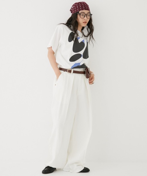 MIRROR STOKE(ミラーストーク)の「【ZOZO限定/追加】MS GRAPHIC TSHIRT/ミラーストークグラフィックティーシャツ(Tシャツ/カットソー・レディース・チャコールグレー/オフホワイト・MEDIUM)」の15枚目の写真