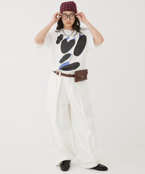MIRROR STOKE(ミラーストーク)の「【ZOZO限定/追加】MS GRAPHIC TSHIRT/ミラーストークグラフィックティーシャツ(Tシャツ/カットソー・レディース・チャコールグレー/オフホワイト・MEDIUM)」の16枚目の写真