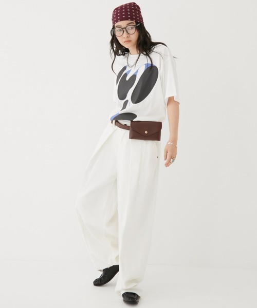 MIRROR STOKE(ミラーストーク)の「【ZOZO限定/追加】MS GRAPHIC TSHIRT/ミラーストークグラフィックティーシャツ(Tシャツ/カットソー・レディース・チャコールグレー/オフホワイト・MEDIUM)」の18枚目の写真