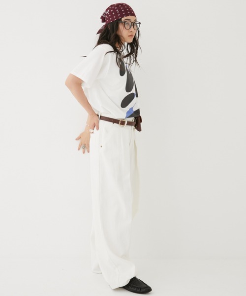 MIRROR STOKE(ミラーストーク)の「【ZOZO限定/追加】MS GRAPHIC TSHIRT/ミラーストークグラフィックティーシャツ(Tシャツ/カットソー・レディース・チャコールグレー/オフホワイト・MEDIUM)」の21枚目の写真
