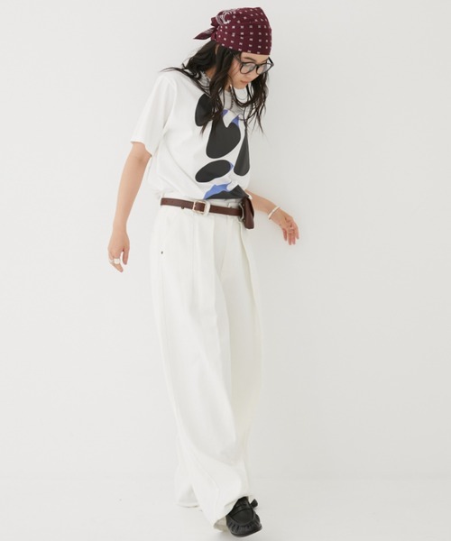 MIRROR STOKE(ミラーストーク)の「【ZOZO限定/追加】MS GRAPHIC TSHIRT/ミラーストークグラフィックティーシャツ(Tシャツ/カットソー・レディース・チャコールグレー/オフホワイト・MEDIUM)」の22枚目の写真