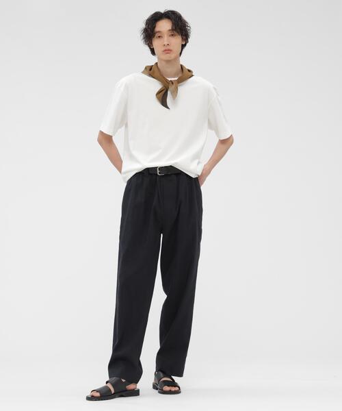MARGARET HOWELL(マーガレットハウエル)の「FINE DENSE COTTON JERSEY TOP(Tシャツ/カットソー・メンズ・グレー系その他4/ブルー系その他4/ホワイト・LARGE/MEDIUM/X-LARGE)」の8枚目の写真