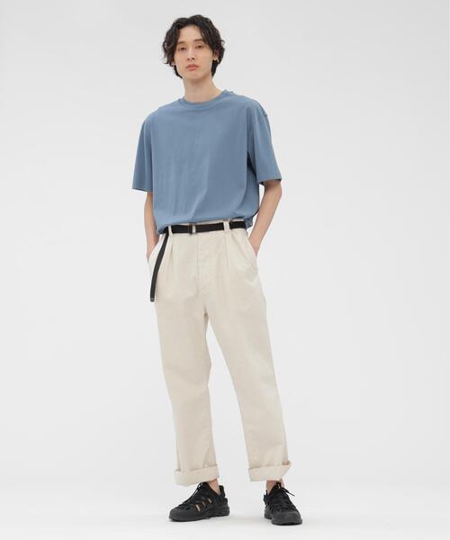 MARGARET HOWELL(マーガレットハウエル)の「FINE DENSE COTTON JERSEY TOP(Tシャツ/カットソー・メンズ・グレー系その他4/ブルー系その他4/ホワイト・LARGE/MEDIUM/X-LARGE)」の13枚目の写真