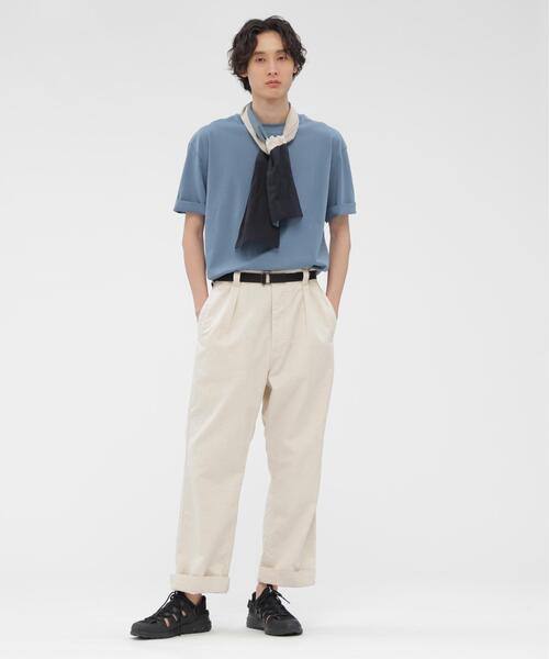 MARGARET HOWELL(マーガレットハウエル)の「FINE DENSE COTTON JERSEY TOP(Tシャツ/カットソー・メンズ・グレー系その他4/ブルー系その他4/ホワイト・LARGE/MEDIUM/X-LARGE)」の14枚目の写真